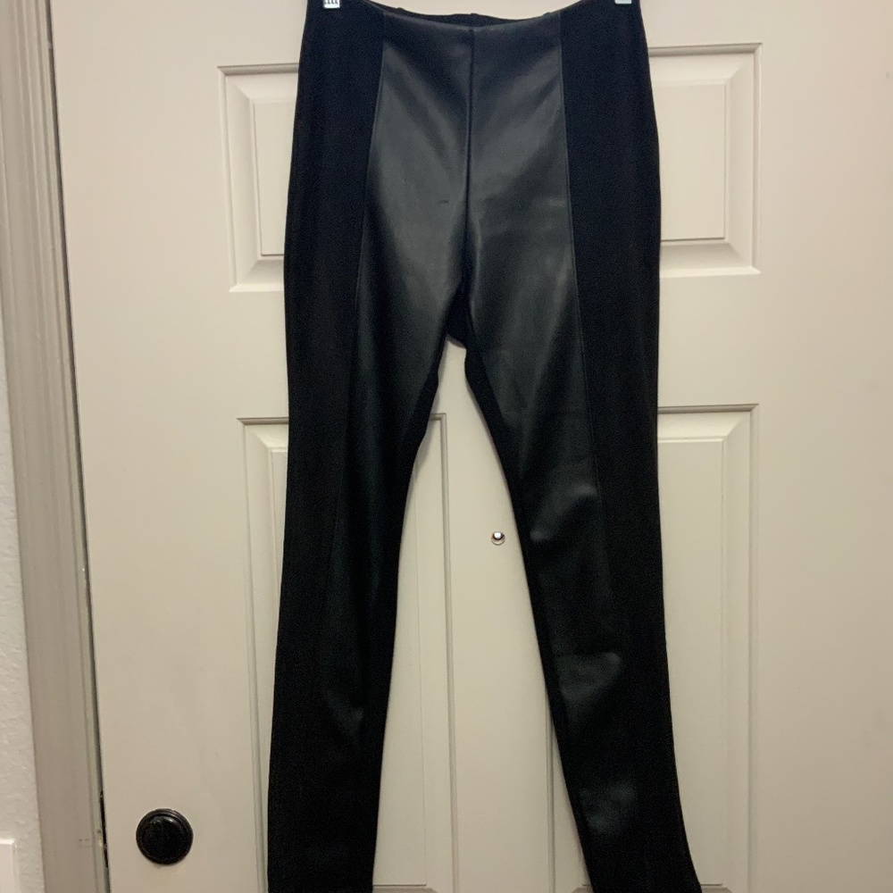 Anthropologie:  Suede Ponte Leggings - Picture 6 of 12